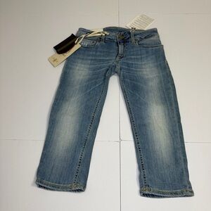 Dondup Jay White Focus Jeans Size 26 Made in Italy | Premium Denim